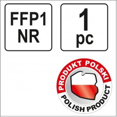 YT-74862 YATO Masca de protectie pentru praf cu va..